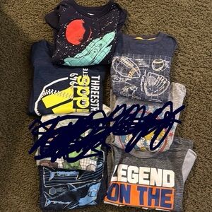 Kids Graphic T-Shirts Assortment. Boys size 6.